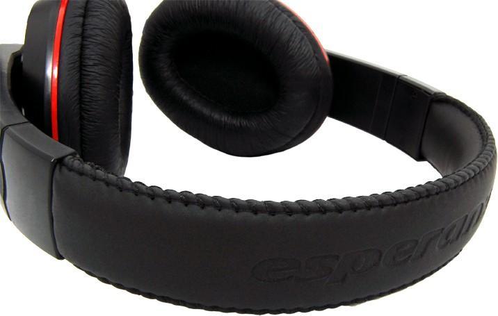 Produktbild Esperanza EH118 Kopfhörer & Headset Kabelgebunden Kopfband Anrufe/Musik Schwarz Rot (Kabelgebunden)