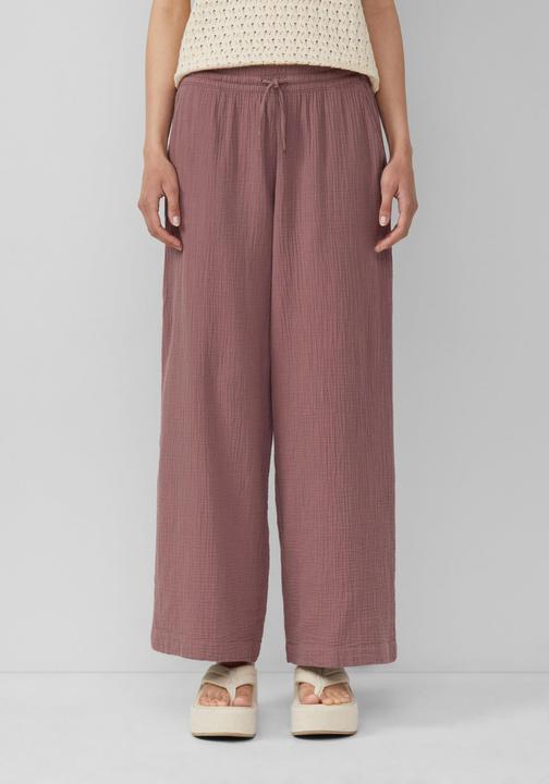 Actual product image S.Oliver Hose Musselin-Hose mit weitem Bein (34)