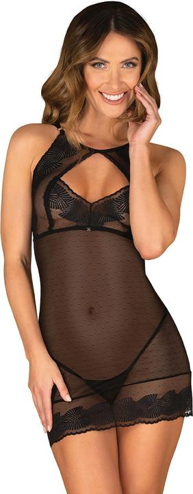 Produktbild Obsessive Allastia Chemise Und Thong L/Xl (L, XL)