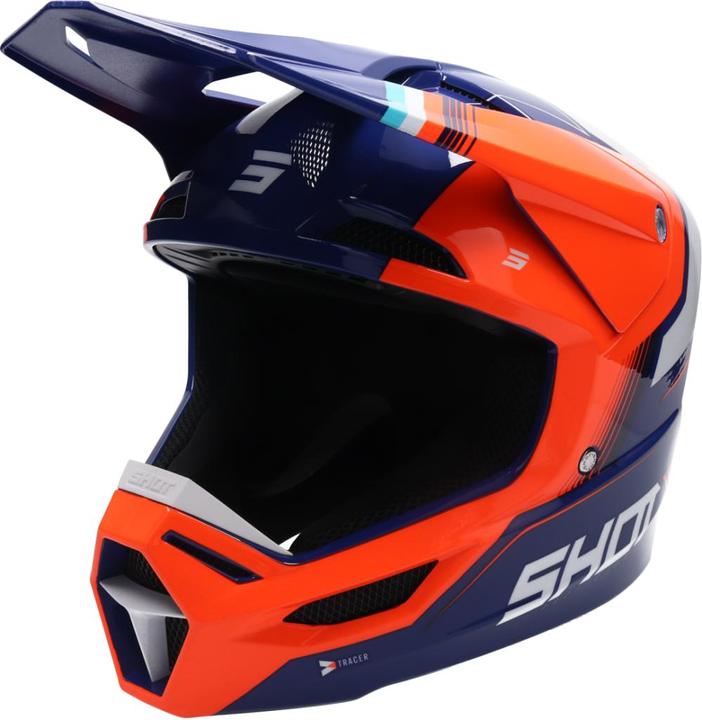 Image du produit Shot FURIOUS TRACER KID Helm glanz neon orange M 51-52cm (51 - 52 cm, M)