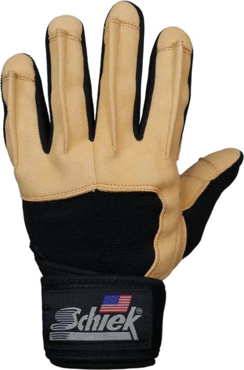 Actual product image Schiek Gewichtheber Vollfinger-Schutzhandschuhe Modell 425F mit Handgelenkbandagen (XS, S, M, L, XL, XXL)