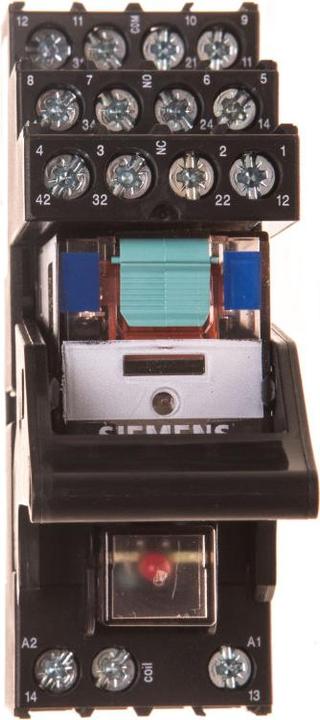 Produktbild Siemens RELAY, PLUG IN,COMPACT, 4 CO, LED,24VDC