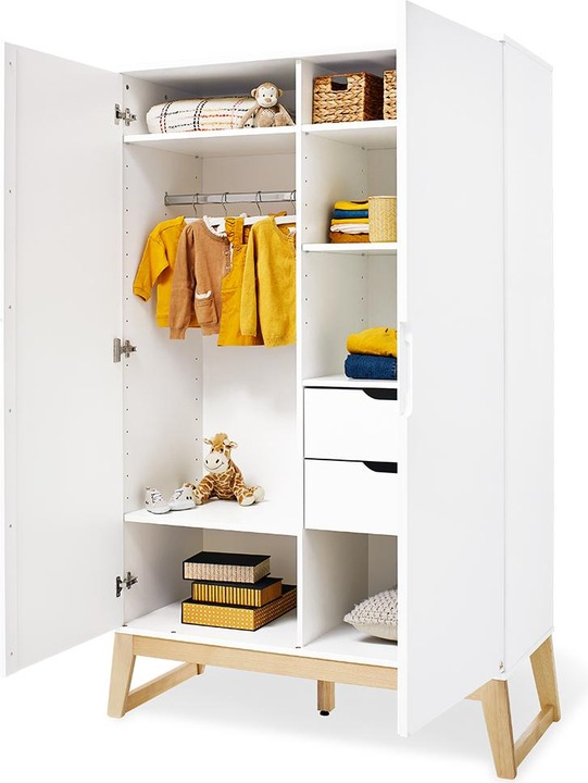 Produktbild Pinolino Kinderzimmer-Set 'Bridge' breit, 3-tlg. (Kinderkleiderschrank)