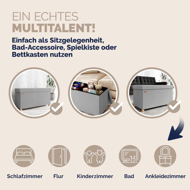 Produktbild Casaria Sitztruhe (38 cm)
