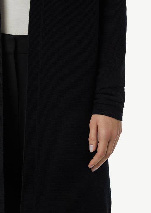 Actual product image Comma Strickjacke Langer Cardigan mit Rippstruktur (36)