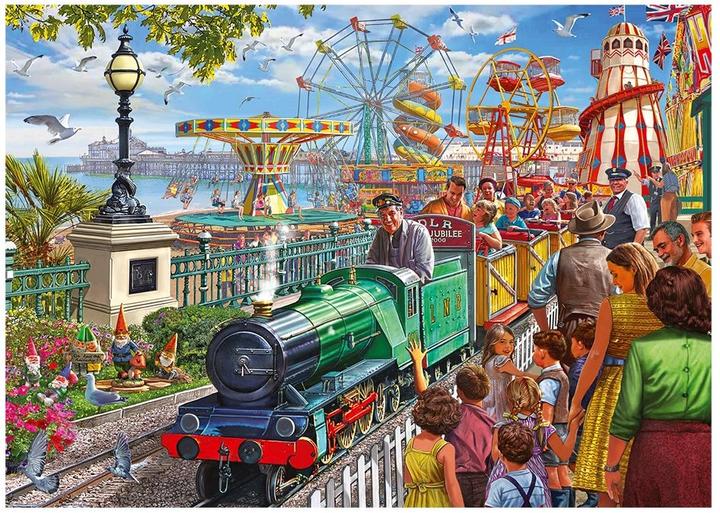 Immagine prodotto Jumbo Puzzle Falken - Divertimento al mare, 1000 pezzi. (1000 pezzi)