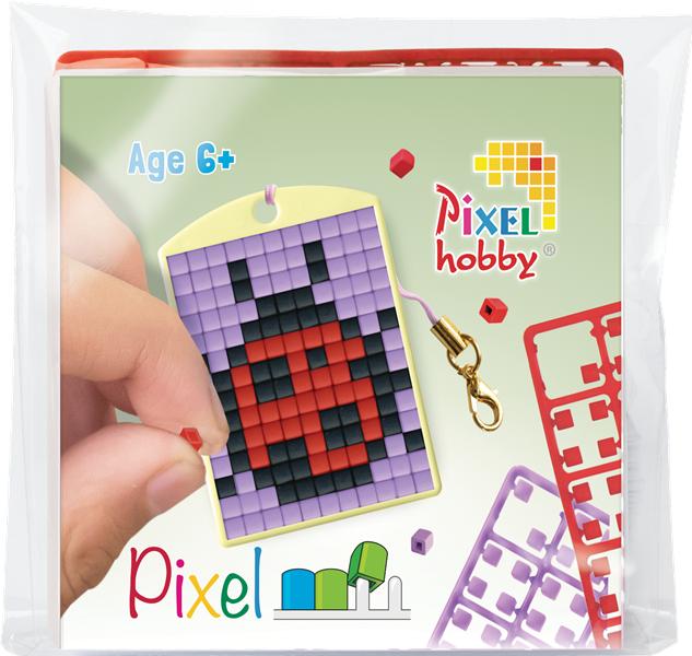 Produktbild Pixelhobby Pixel Medaillon-Set Marienkäfer