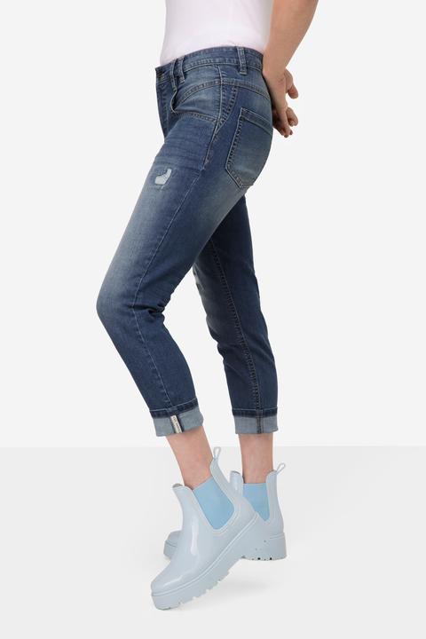 Immagine prodotto Laurasøn 7/8-Jeans, Slim Fit, Destroy Look, 5-Pocket (Banda radio 38 (2600 MHz))