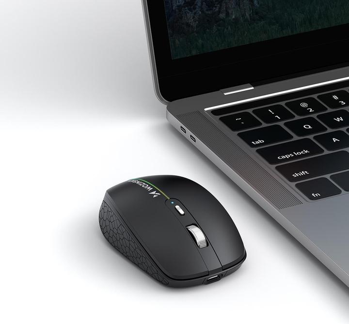 Immagine prodotto Wozinsky WMGK-1132 Kabellose Maus mit RGB-Hintergrundbeleuchtung – Schwarz (Senza fili)