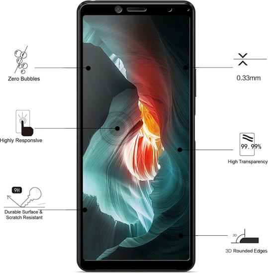 Immagine prodotto Eiger Mountain Glass Clear Edge (1 pz., Sony Xperia 10 II)