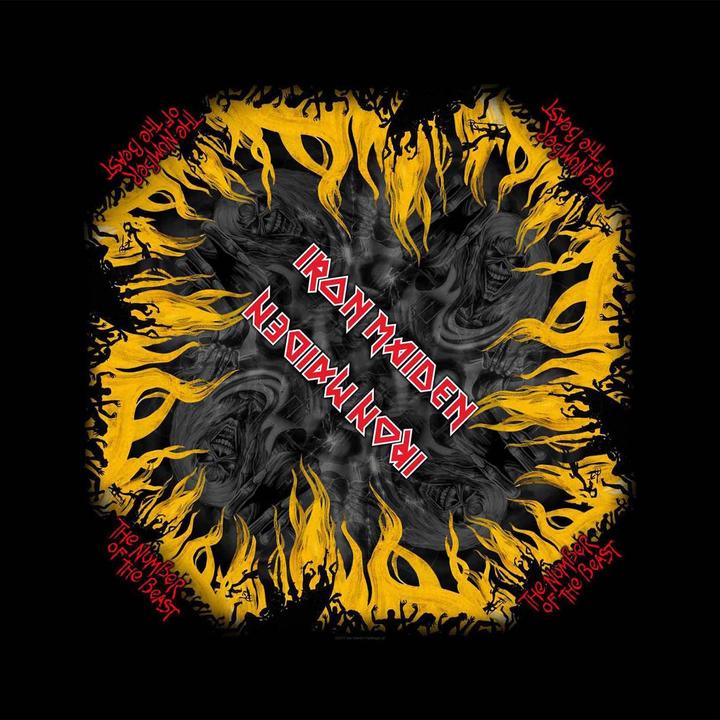 Image du produit Iron Maiden Bandana unisexe pour adulte Number Of The Beast