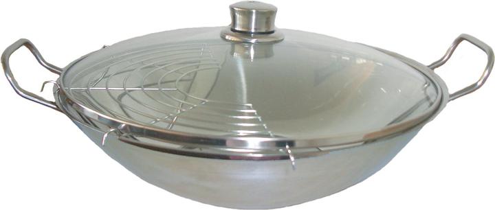 Siemens Hz390090 (39 cm, Wok Pfanne, Edelstahl)