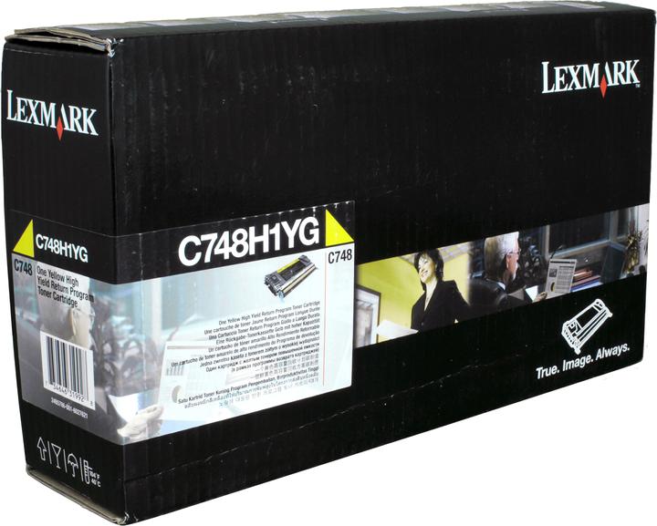 Produktbild Lexmark Toner yellow Orig.Nr. C748H1YG (Y)