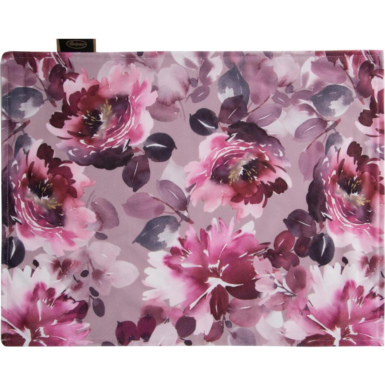 Eurofirany, Tischdecke, CHO/VELVET/1 30X40/X4 SET PUD+ROSA (30 x 40 cm)