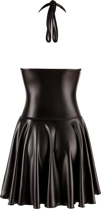Produktbild Noir Handmade Wetlook-Kleid mit Powernet (XL)