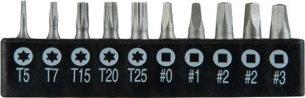 Actual product image Black & Decker ScrewdriverSet (4-edge (Robertson, Pin-torx)