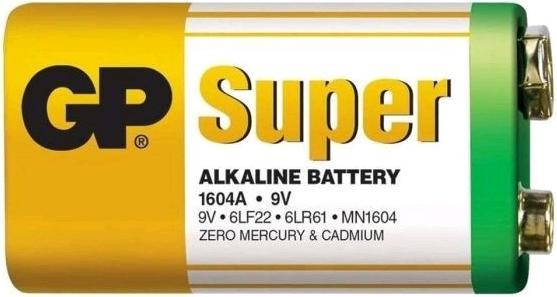 Produktbild GP Batteries GP Batterie Super Alkaline 9V Block 10er Box Bulk (10 Stk., 9V Block)