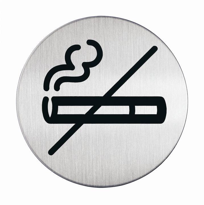 Produktbild Durable Picto "No Smoking" Rund Edelstahl