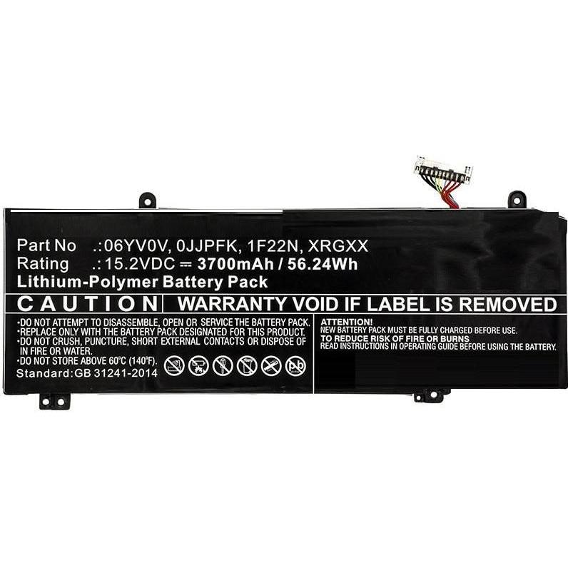 Thumbnail - CoreParts Laptop Battery for DELL (3700 mAh), Notebook Akku, Schwarz