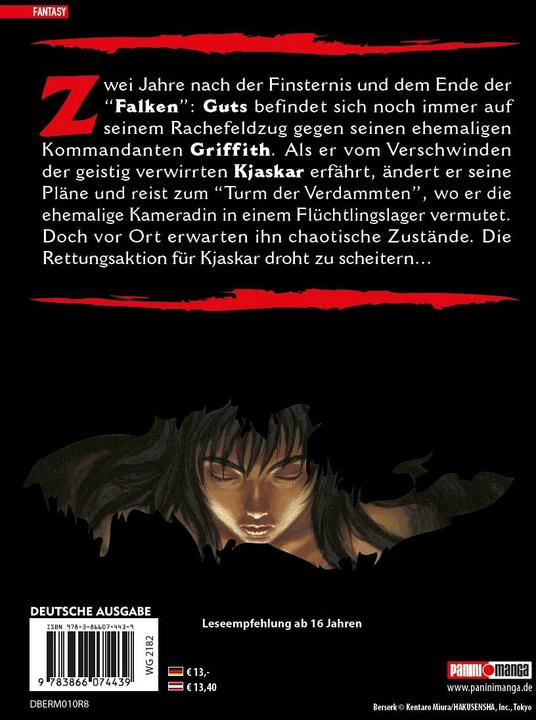 Actual product image Panini Berserk Max 10 (German, Kentaro Miura, 2007)