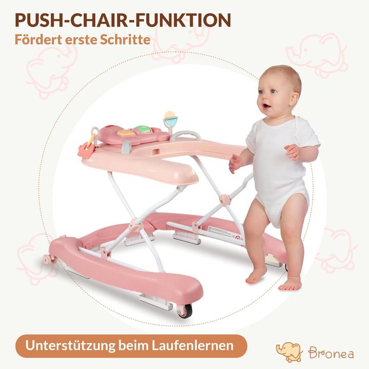 Produktbild Bronea 5-in-1 Babywalker Gehfrei mit Musik & Licht