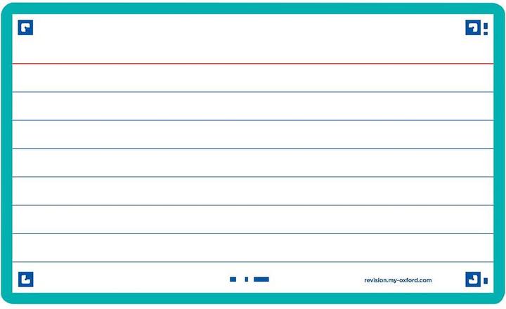 Immagine prodotto Oxford Schede FLASH 2.0 (75 x 125 mm, 80 x)