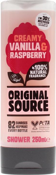 Actual product image Original Source Vanilla & Raspberry (250 ml)