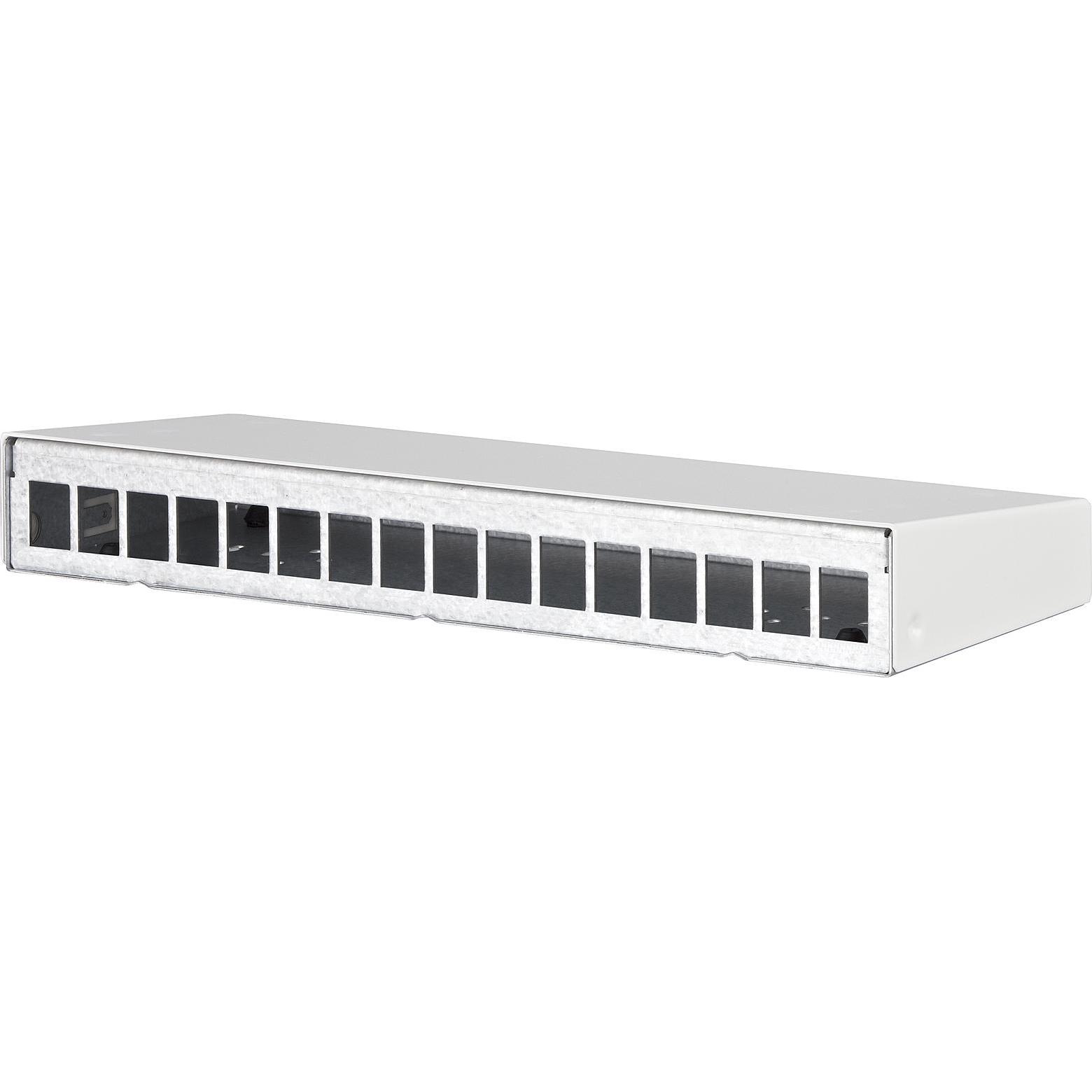 Metz Connect 130861-1602KE Keystone AP-Geh 16 Port, Serverschrank Zubehör, Weiss