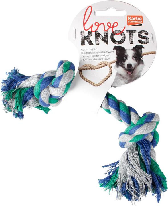 Immagine prodotto Karlie Corda 2 nodi multicolore (Gioco da masticare per cani)