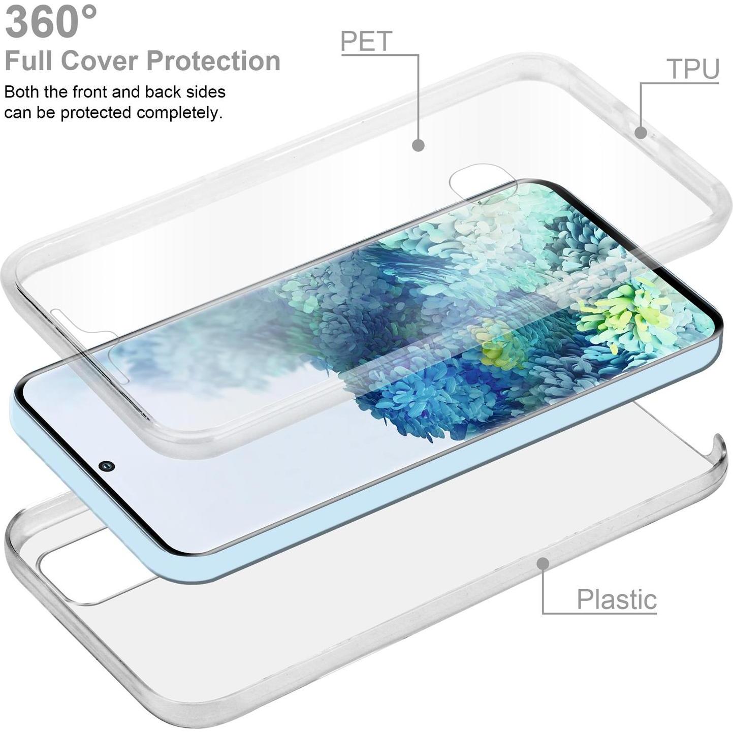 Thumbnail - Cadorabo TPU 360 Grad Case Cover (Samsung Galaxy S20+), Smartphone Hülle, Transparent