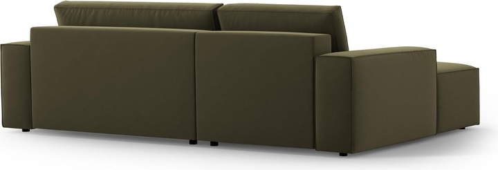 Actual product image Micadoni Velvet Left Corner Sofa With Bed Function And Box, "Jodie", 3 Seats, 246x151x86 Made in Europe (Corner sofa)