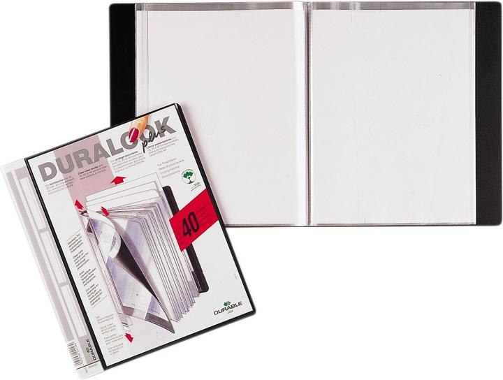 Actual product image Durable Display book Duralook Plus A4 Black, 40 pockets (A4, 1x)