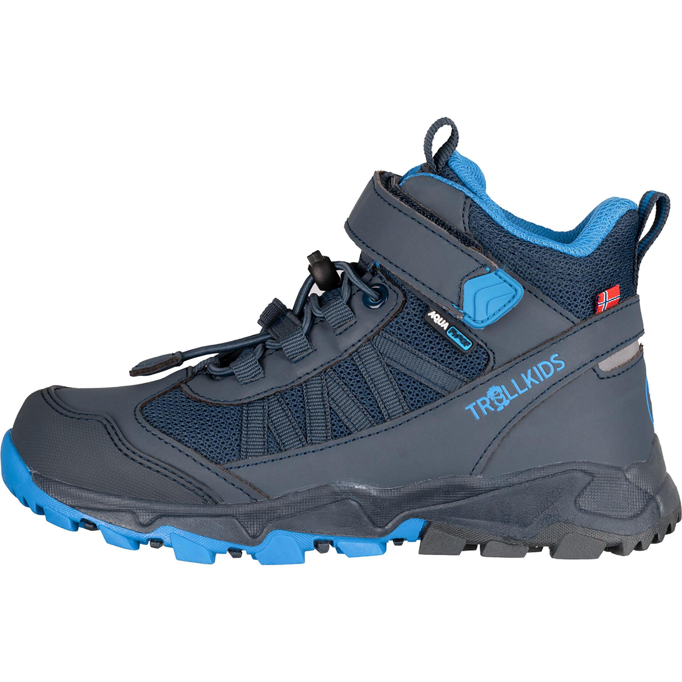 Trollkids, Unisex, Wanderschuhe, Kid's Tronfjell Hiker Mid (39), Blau