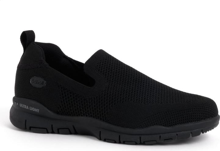 Scholl JUMP SLIP ON Knittext-U BLACK Unisex Sneakers - BLACK - Maat 39 (39)