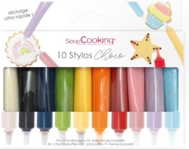 Image du produit ScrapCooking Lot de 10 crayons de chocolat (1 x)