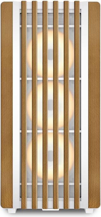 Actual product image Sharkoon Rebel C70G RGB (white, tempered glass) (ATX, mATX, Mini-ITX)