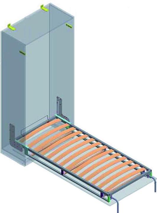 Produktbild OK-Line Schrankbettsystem Einzelbett längs Dynamic (1 Stk.)