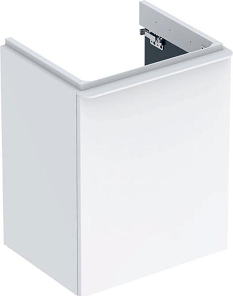 Actual product image Geberit Keramag / vanity unit Smyle Square Transchlag left for hand-rinse basin 49.2 cm (49 x 40.5 x 62 cm)