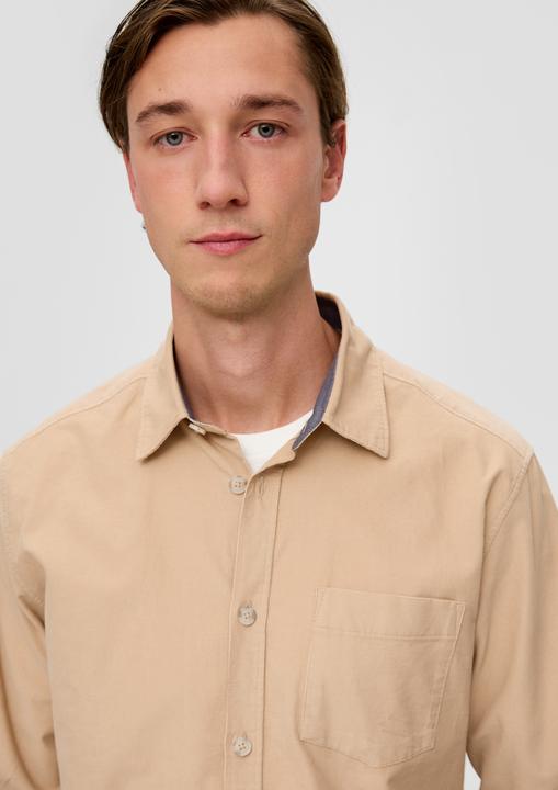 Produktbild s.Oliver Hemd Regular: Langarmhemd aus Baumwolle (XXL)