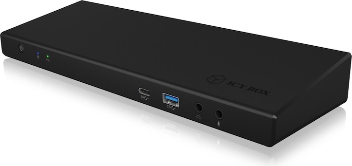 Icy Box Docking station notebook USB-C -> 3x video output 60H (USB-C, 14 Ports)