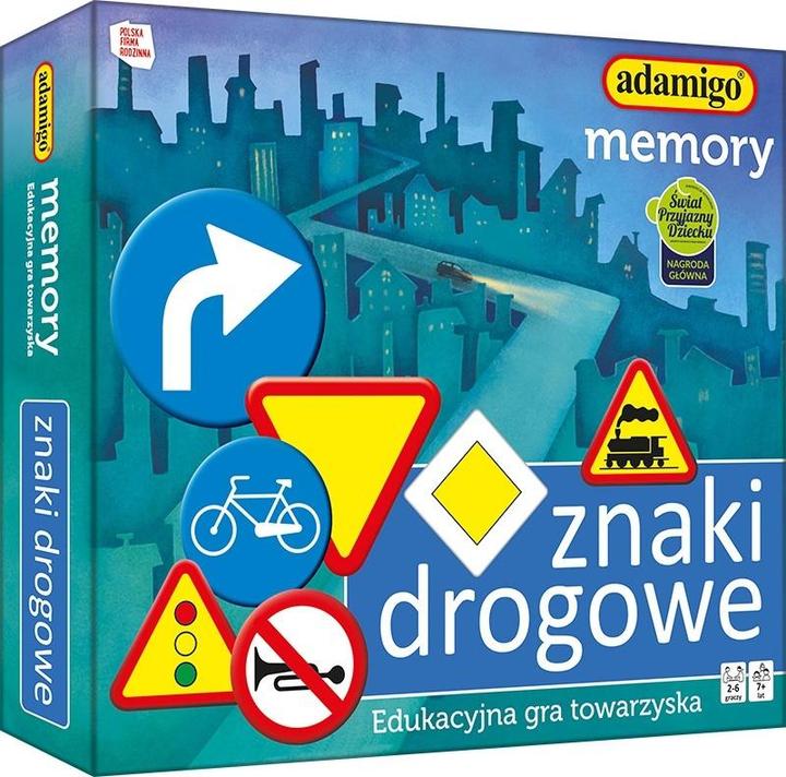 Actual product image Adamigo game Memory Road Signs (German)