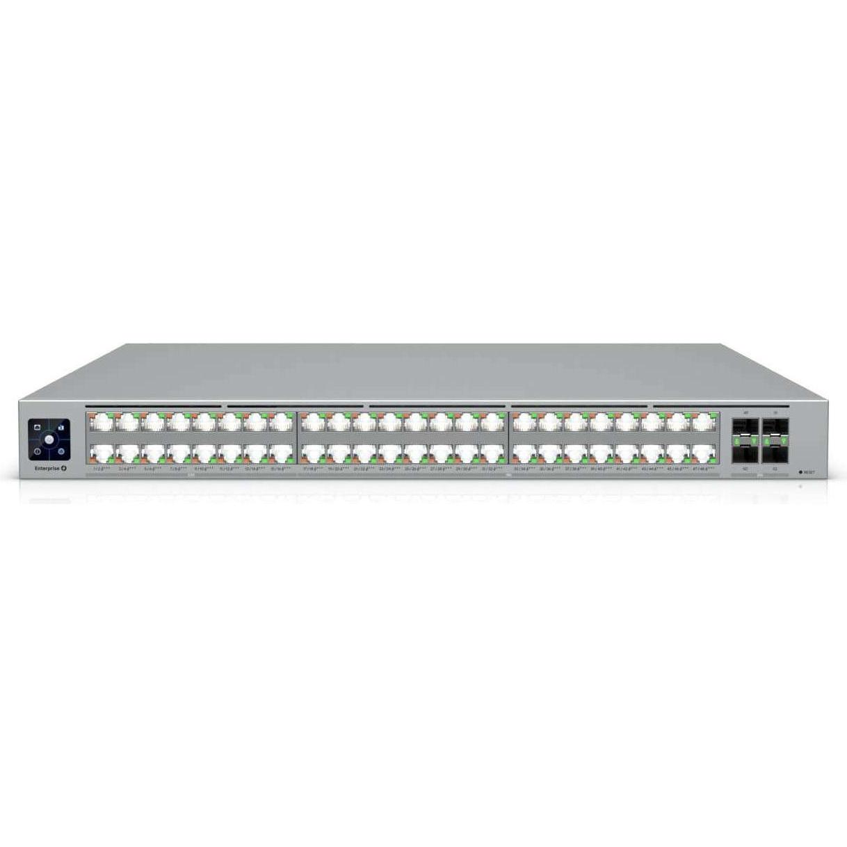 Ubiquiti UniFi Enterprise Campus 48 PoE (52 Ports), Netzwerk Switch, Schwarz