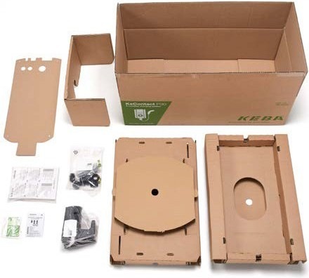 Actual product image Keba 124170 Packaging P30 cable types
