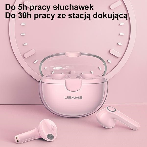Immagine prodotto Usams Słuchawki Bluetooth 5.1 TWS serie BU bezprzewodowe zielony/verde BHUBU03 (NC, Senza fili)