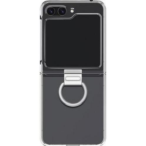 Samsung Clear Cover with Ring für F731B Galaxy Z Flip5 - transparent (Samsung Galaxy Z Flip5), Smartphone Hülle, Transpa...