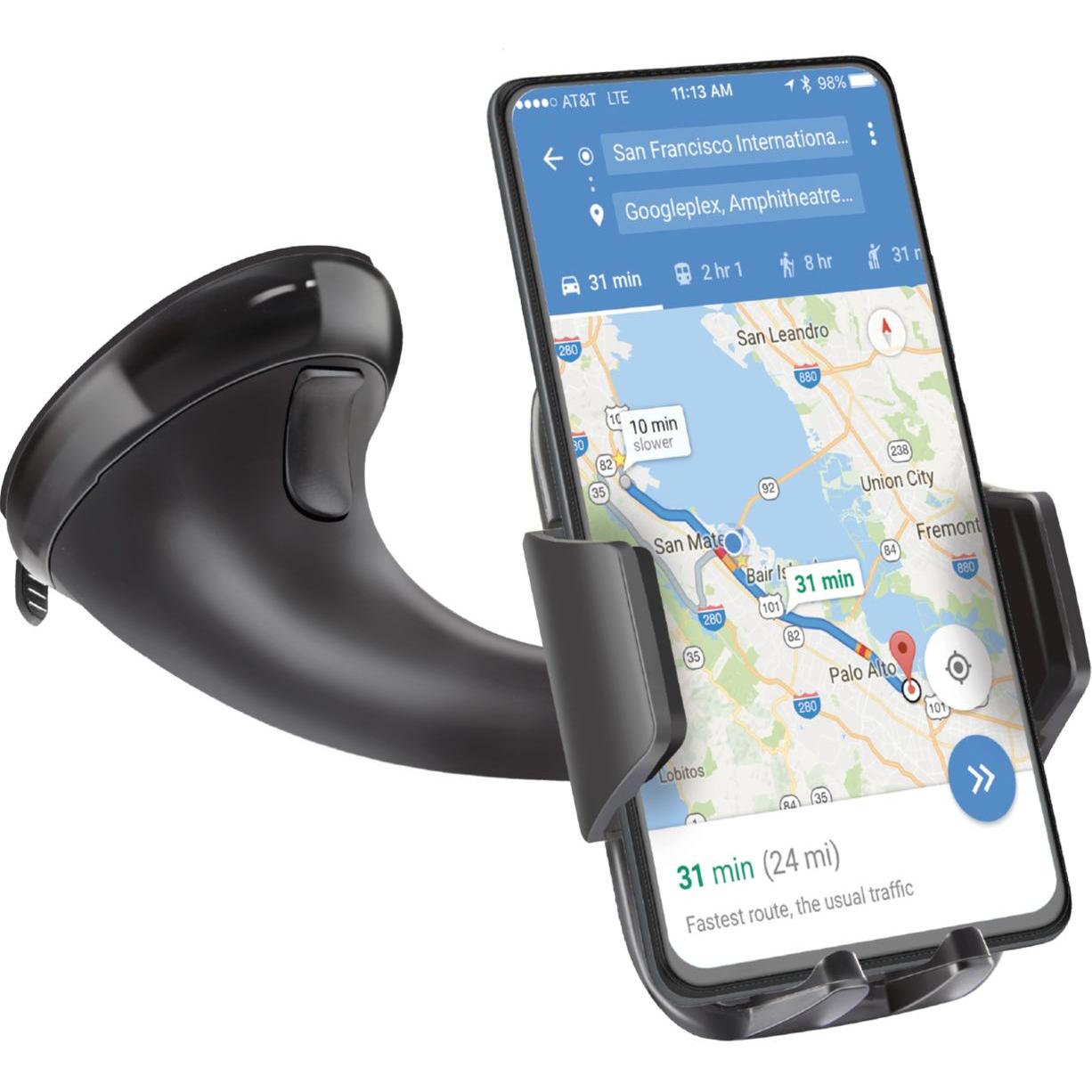 SBS Supporto auto Freeway, Supporto per smartphone, Nero