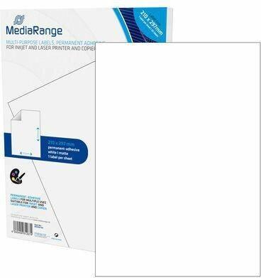 MediaRange Selbstklebendes Etikett