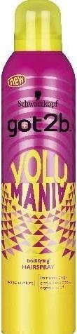 Schwarzkopf Got2B - Volumania Bodifying Hairspray Hairspray Adding Volume 300Ml (300 ml)