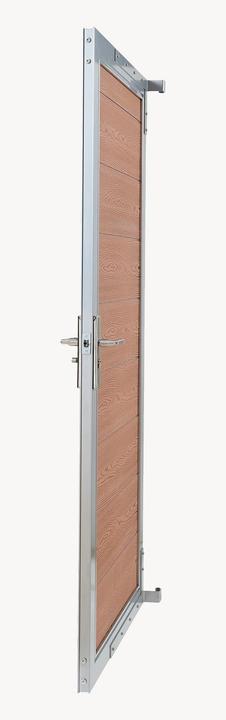 Produktbild neu.holz Gartentor Segovia 180x90 cm WPC Holzoptik Braun