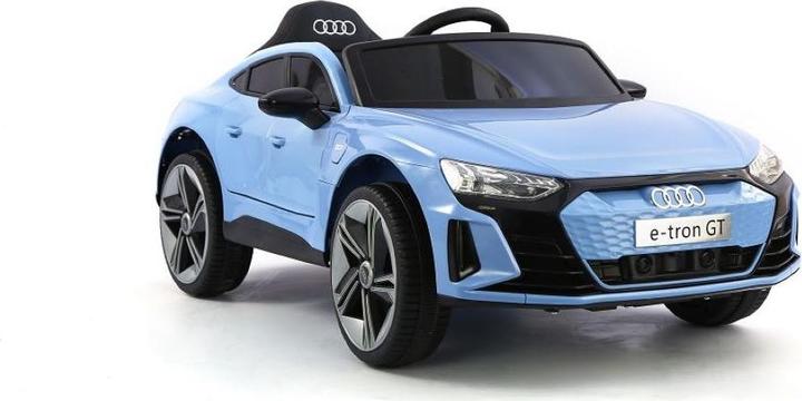 Es-toys Children's vehicle - electric car "Audi E-Tron GT" - licensed + MP3 + leather + EVA